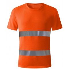 Zhongke中科 反光T恤，荧光橙，ZKT001/O