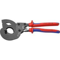 KNIPEX®棘轮电缆剪，用于带钢芯的电缆（ACSR 电缆） 731270