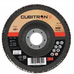 千叶砂轮 969F Cubitron™ II，玻璃纤维轮片 圆锥形
