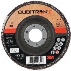 千叶砂轮 969F Cubitron™ II，玻璃纤维轮片 圆锥形