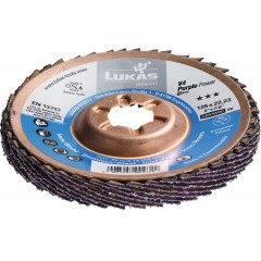千叶砂轮 V4 Purple Power，（CER），钢制固定盘，倾斜 用于加工钢件和不锈钢