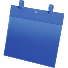 文档袋，蓝色，带接片 50 件套