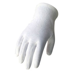 白色棉布工作手套