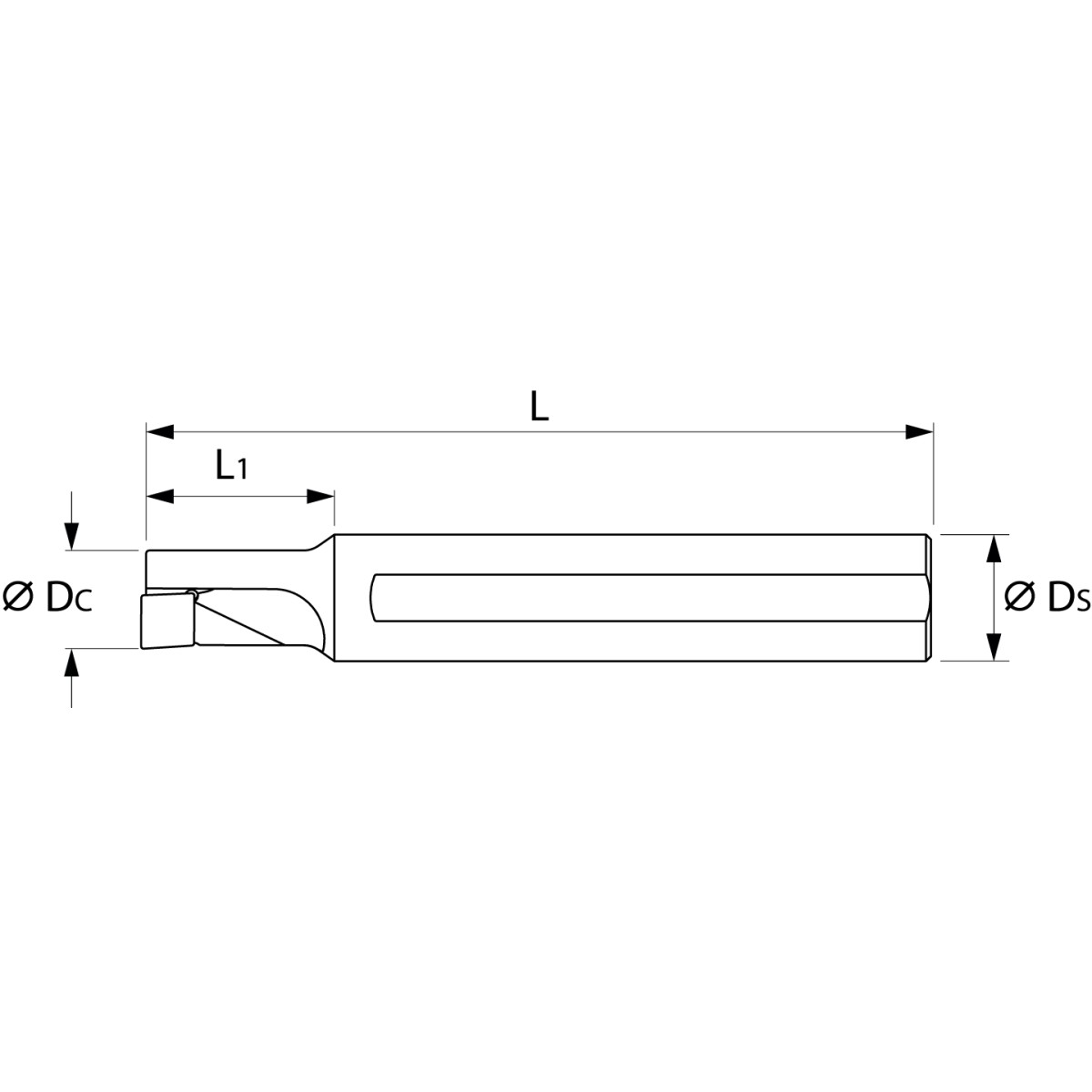 5 合1”车削和钻孔刀具1.5×D-霍夫曼Hoffmann