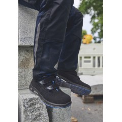 凉鞋，黑色/蓝色