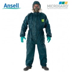 ANSELL/安思尔 4000系列双袖连体化学防护服 GR40-T-99-111-05
