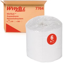 WypAll® 擦拭布套件，每个 6 卷