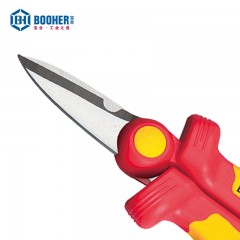 宝合双色绝缘剪刀160MM