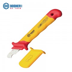宝合双色绝缘小圆型电缆刀28x155MM