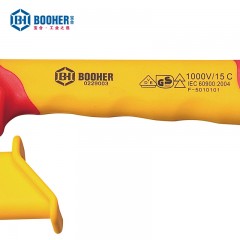 宝合双色绝缘小圆型电缆刀28x155MM