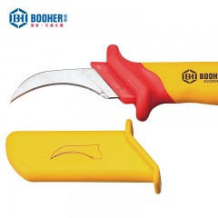 宝合双色绝缘镰刀型电缆刀50x180MM