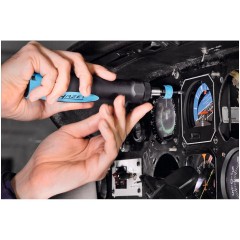 HAZET®扭矩螺丝刀，带 1/4 英寸批头支承， 带刻度，自动触发