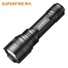 SupFire/神火 手电筒 L6-G 36W 强光黑色，售卖规格：1个 