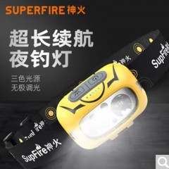 SupFire/神火 头灯 HL05-S 250流明 5W 白光+黄光+红光 售卖规格：1个 
