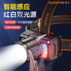 SupFire/神火 HL25 变焦感应头灯【15W-2400mAh】 售卖规格：1个 