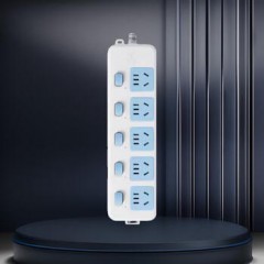 公牛 多开关接线板 GN-316 5位五孔分控开关 1个 