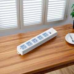 公牛 无线接线板，GN-415K 5位5孔 总控开关 1个 