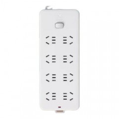 公牛 接线板，GN-217 3*1m㎡ 8位五孔 总控开关 1个 