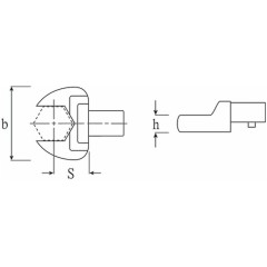 达威力Stahlwille开口插套工具